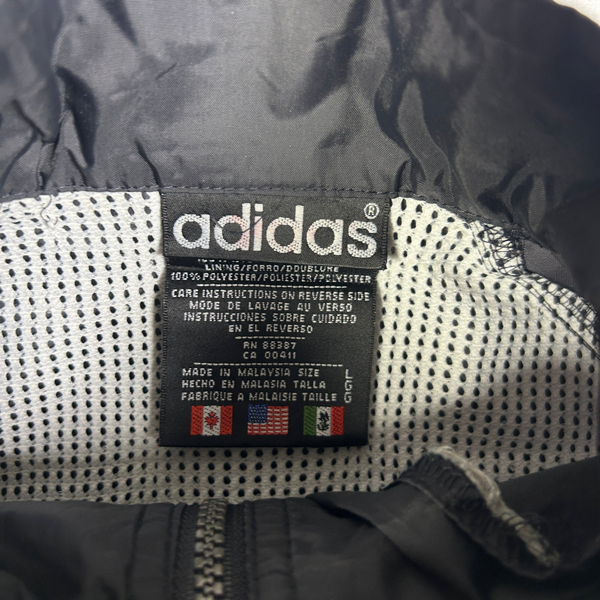 S - Vintage 1990's Adidas Windbreaker Jacket