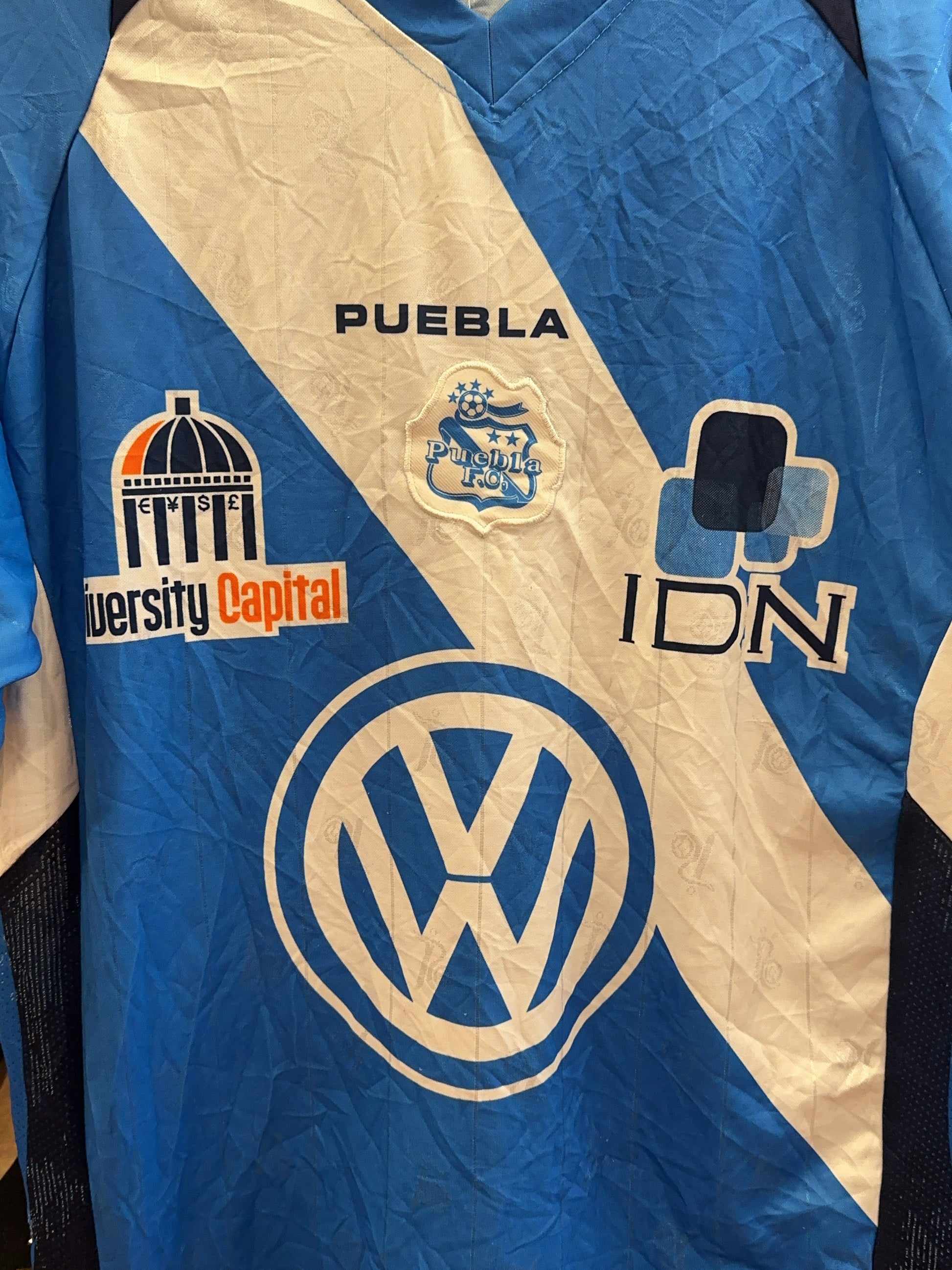 2007-2008 Club Puebla Puebla Home Football Shirt 6 - XL