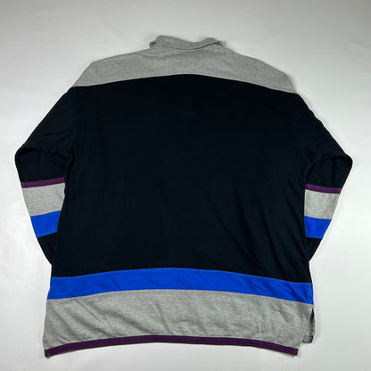 M - 1990's Property of PUMA Athletic Dept. Long Sleeve Polo Shirt