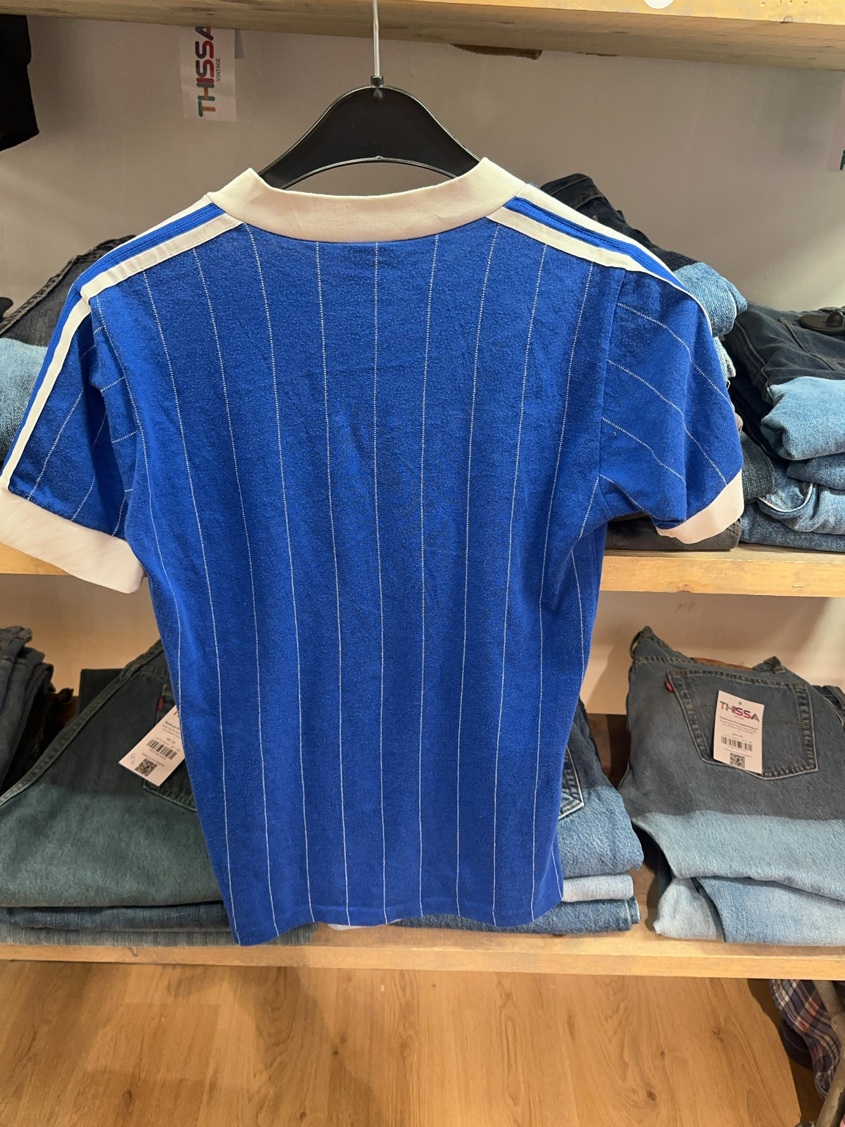 S - 1980's Adidas Football Shirt
