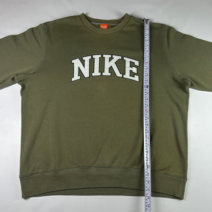 XL - Vintage 2000's Nike Athletic Dept. Olive Sweatshirt