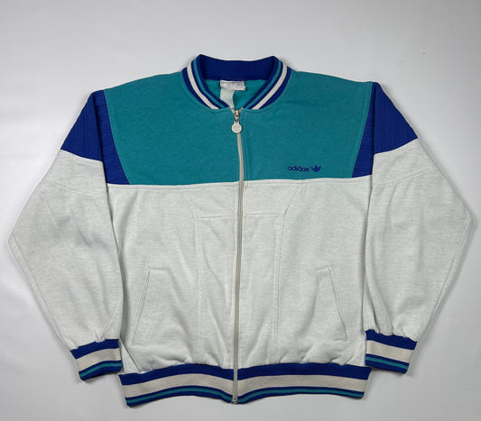S - 1980's Adidas Vintage Color Full Zip Track Jacket Zip-Up