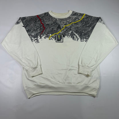 XL - 1990's Adidas Trefoil Stefan Edberg Graphic Sweatshirt