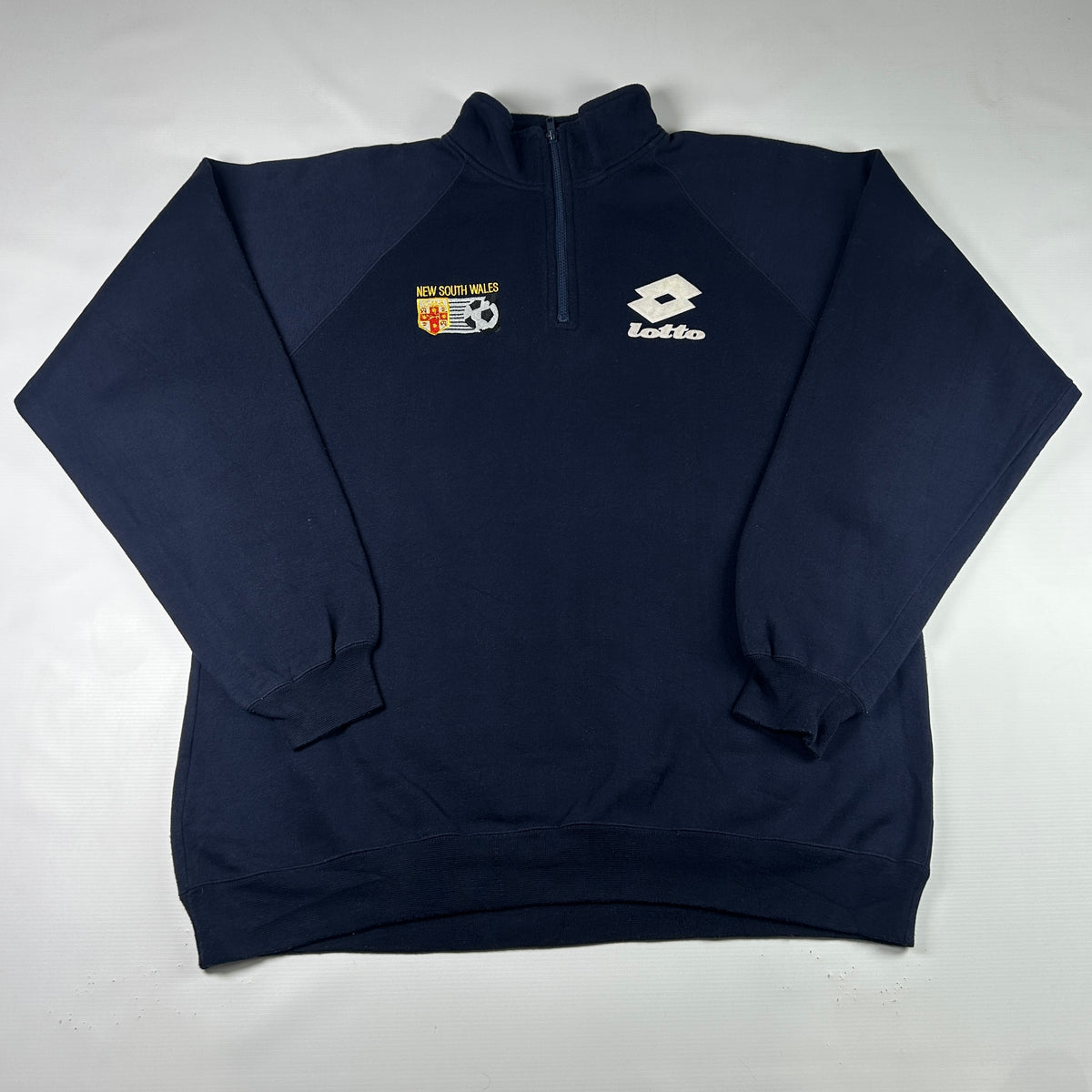 XL - 1996–1998 Lotto New South Wales Soccer Half-Zip Sweatshirt