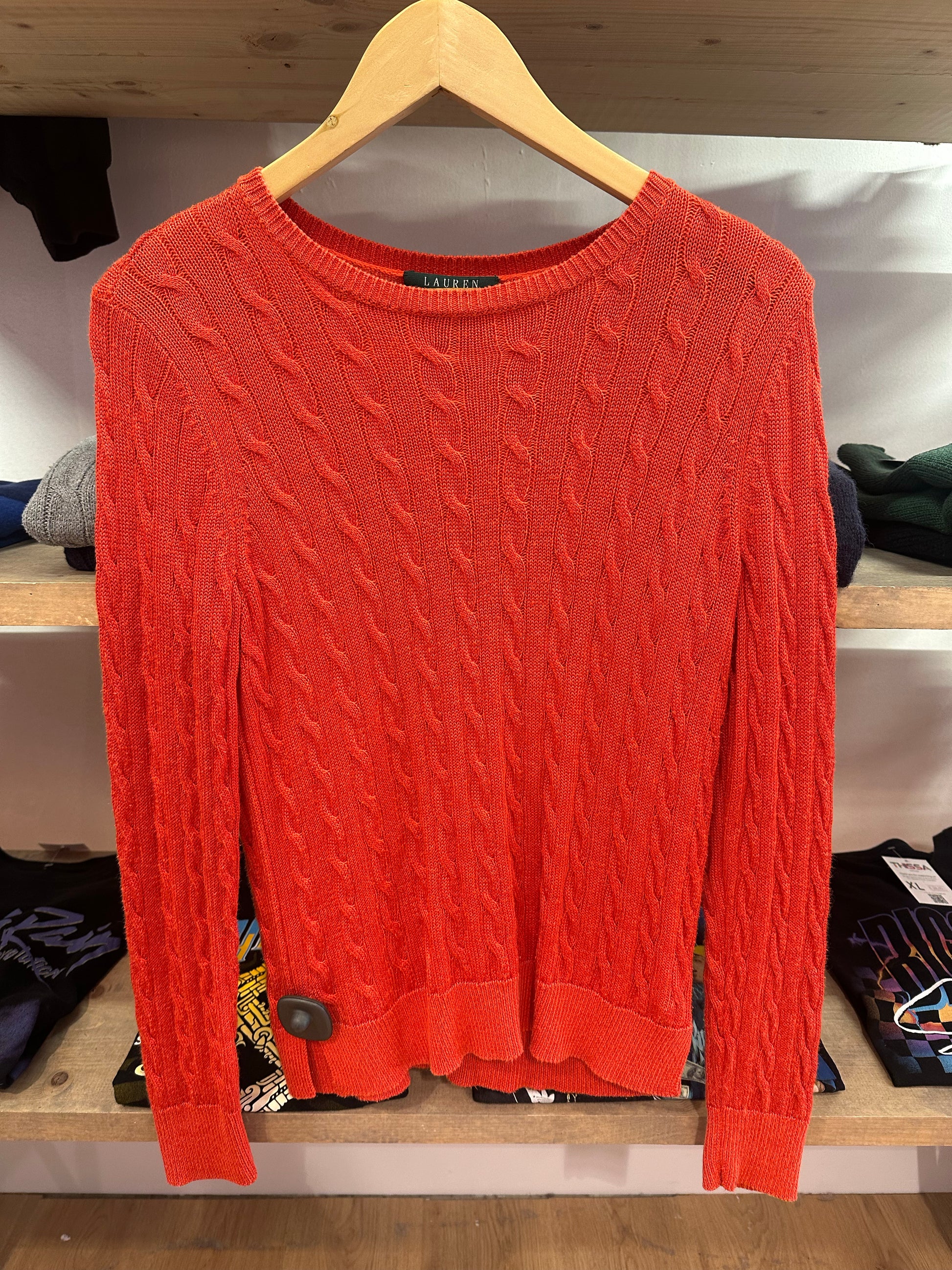 M - Ralph Lauren Cable Knit