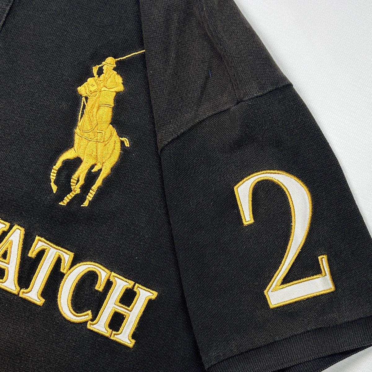 M - Ralph Lauren 1990's Black Watch Big Pony Chief Keef Polo Shirt