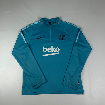 XS - 2019-202 Nike FC Barcelona Dri-FIT 1/4 Zip Training Top