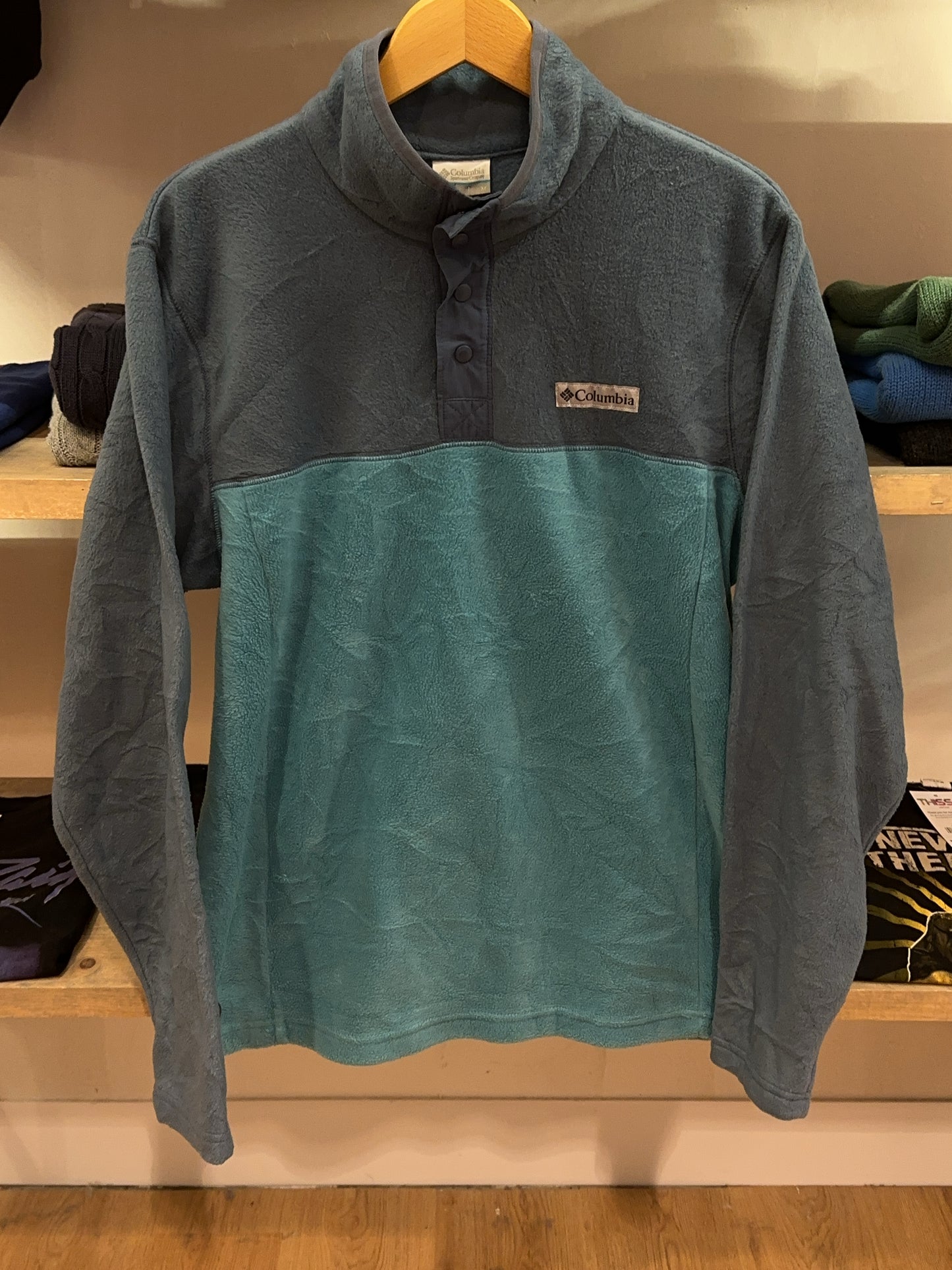 M - Columbia Fleece Quarterzip