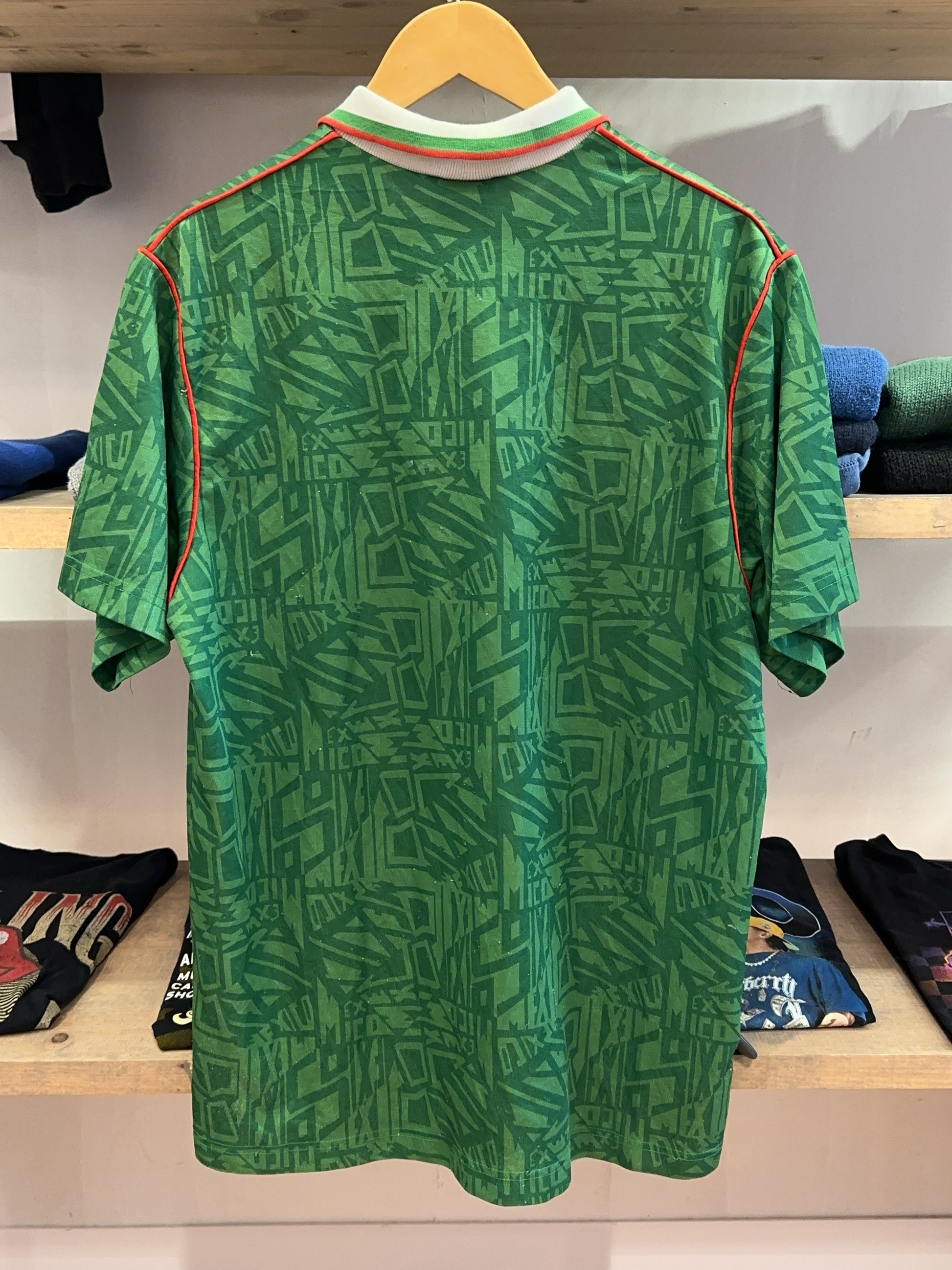 L - 1993-1994 Mexico Umbro Home Football Shirt