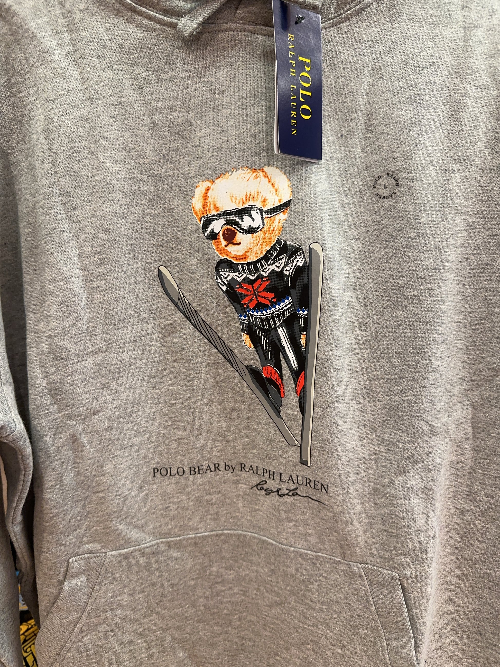 L - Polo Bear Ralph Lauren Hoodie