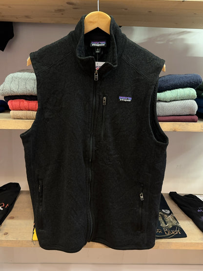 Patagonia Black Full-Zip Fleece Vest - L
