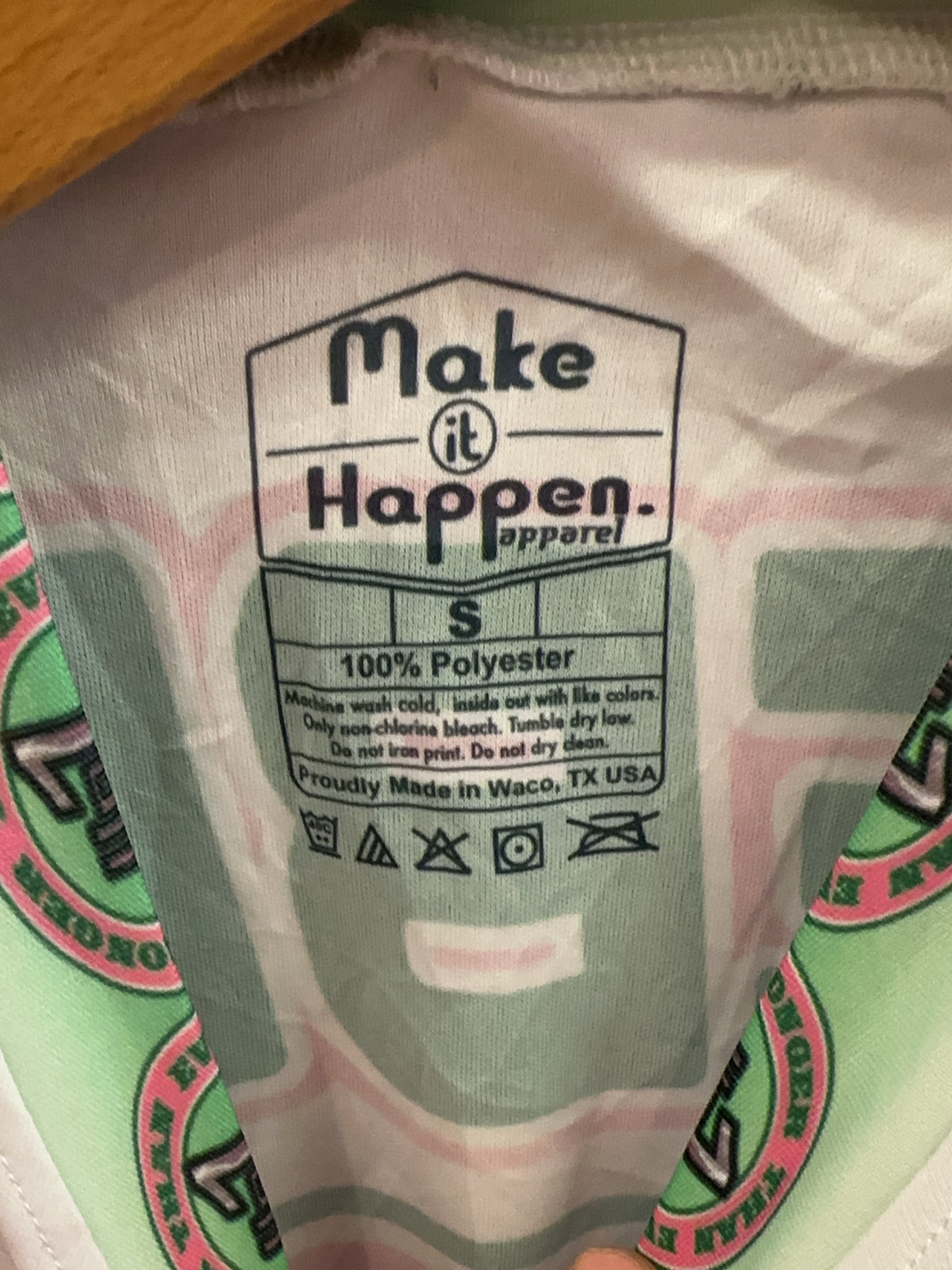 Make It Happen Apparel Football Shirt - S