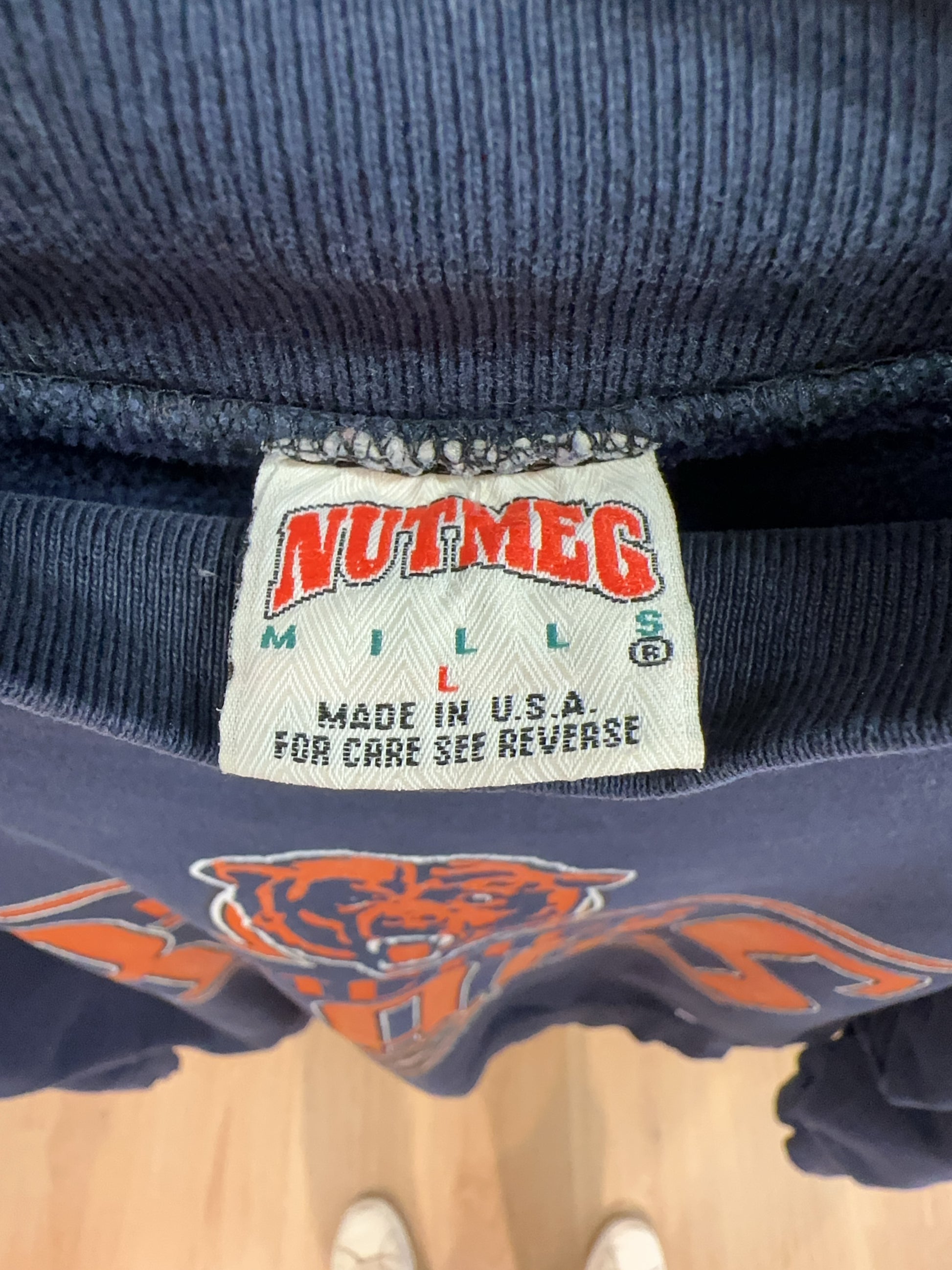 Vintage 1990's Nutmeg Chicago Bears NFL Sweatshirt - L