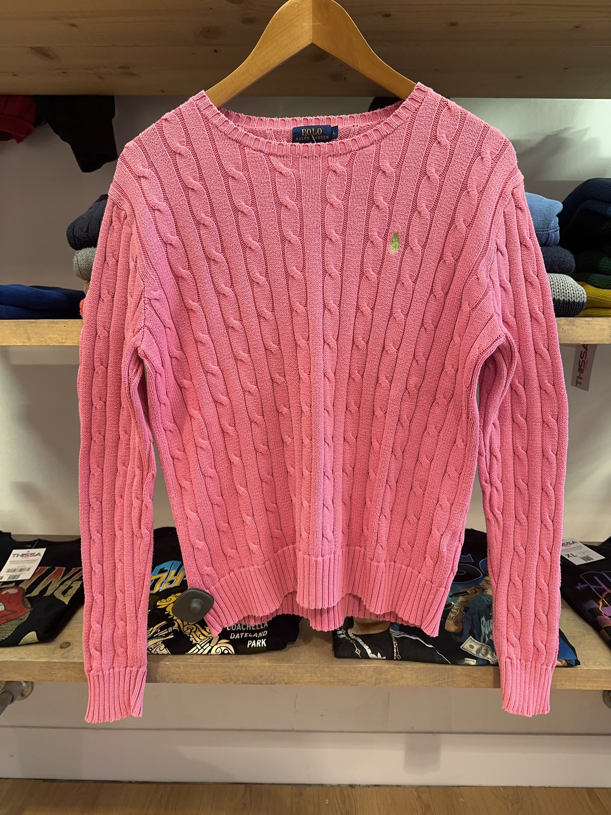 Ralph Lauren Cable Knit - L