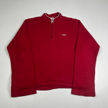 XS - Vintage 2000's Adidas Quarterzip
