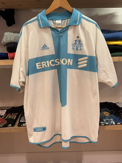 2000-2001 Olympique de Marseille Adidas Home Football Shirt - XL