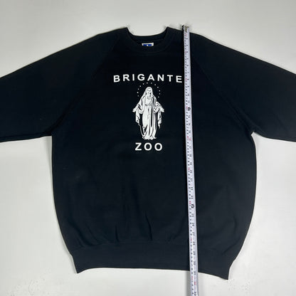 XL - Vintage 1990's Brigante Zoo Graphic Black Crewneck Sweatshirt