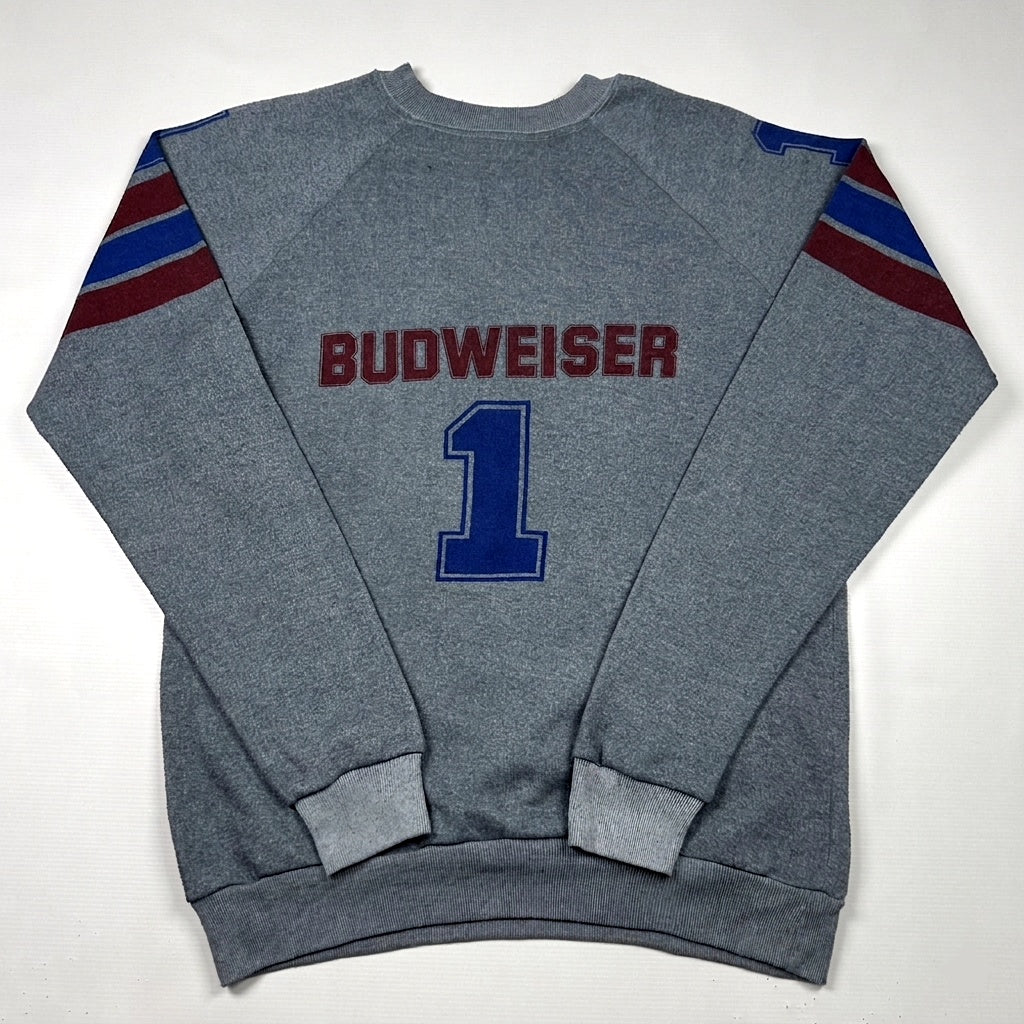 L - Vintage 1980's Budweiser No. 1 Sweatshirt