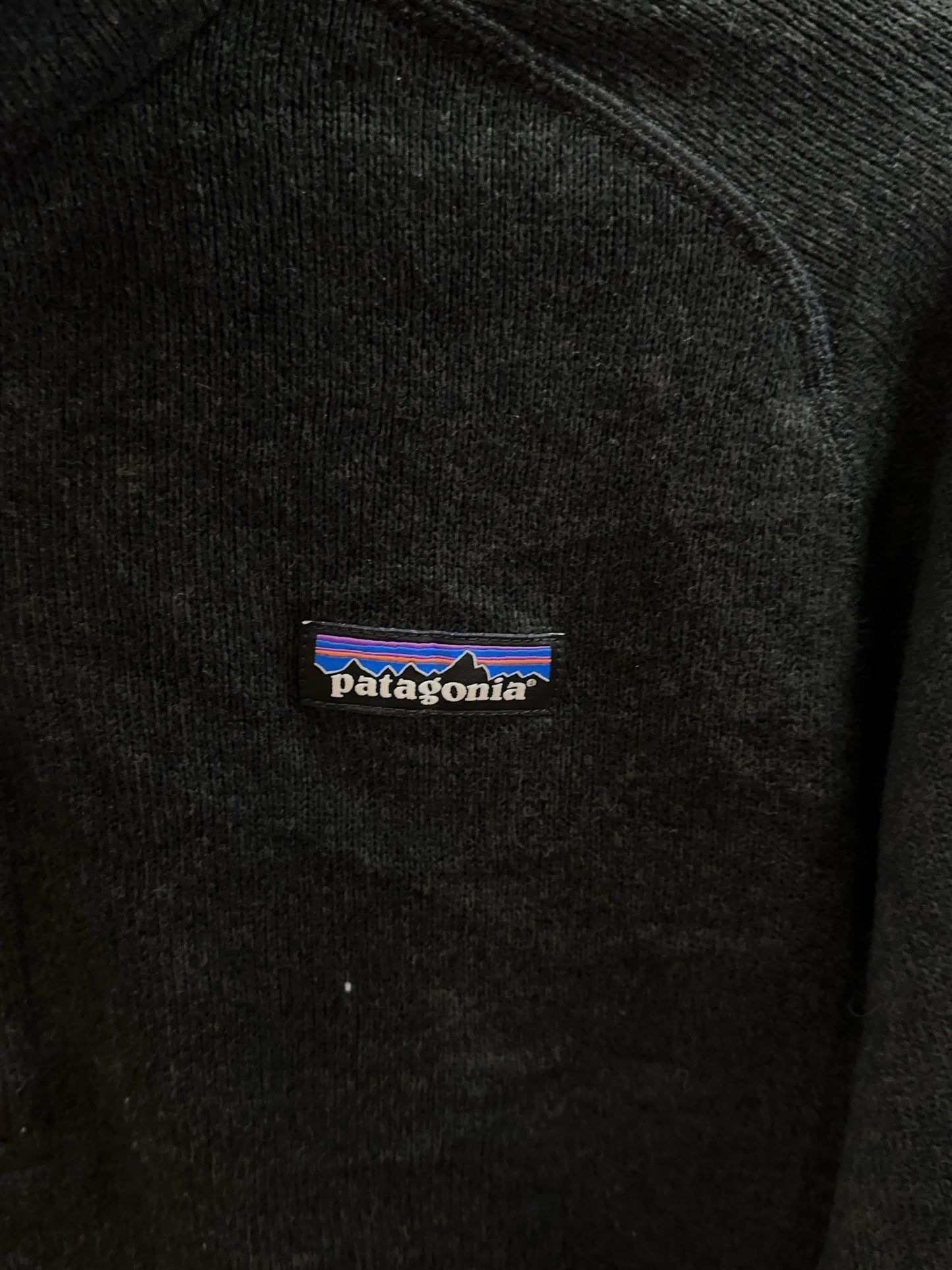 Patagonia HubSpot Professional Services Black 1/4-Zip Fleece - M