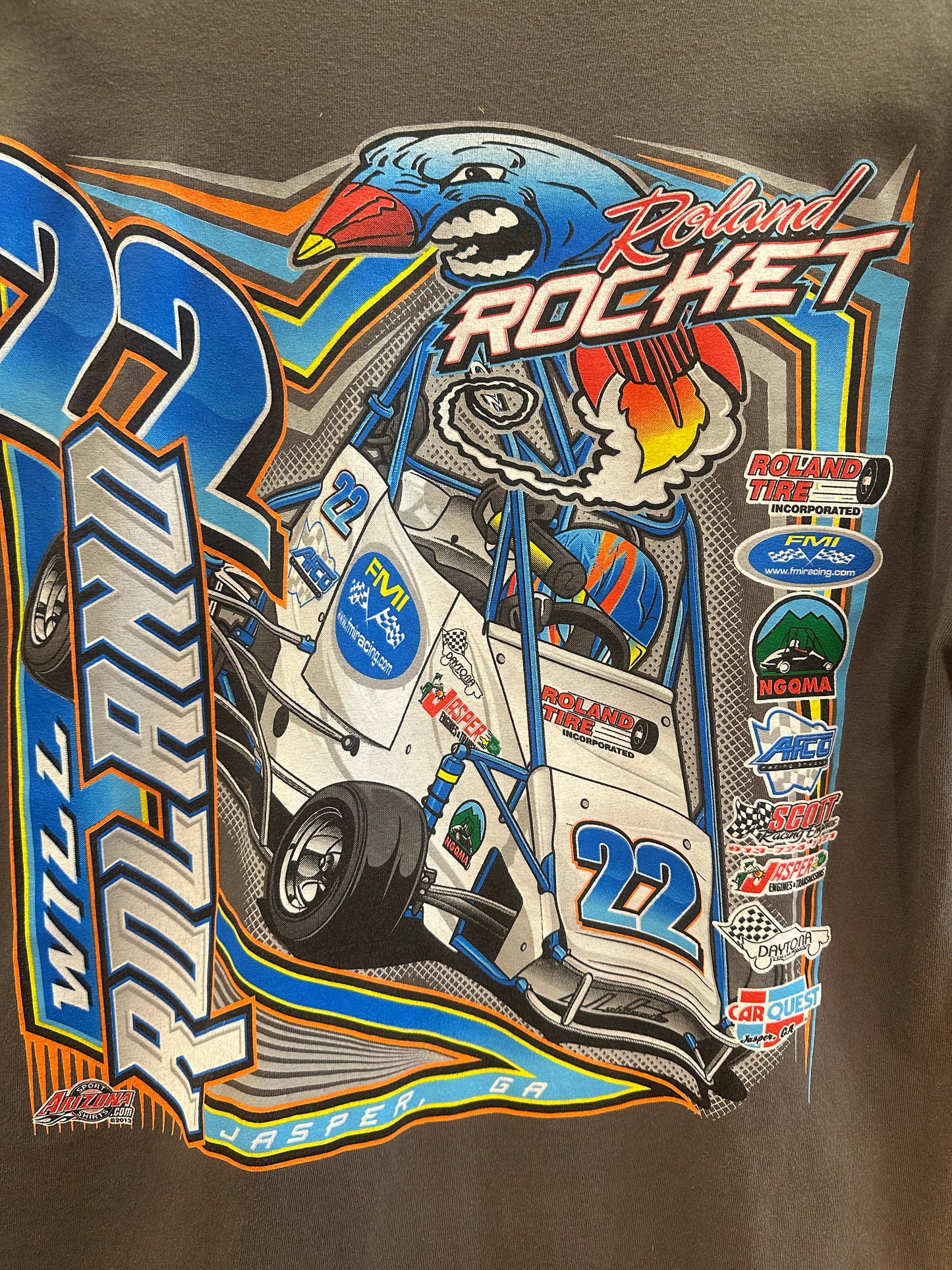 L - Roland Rocket #22 Racing Graphic T-Shirt