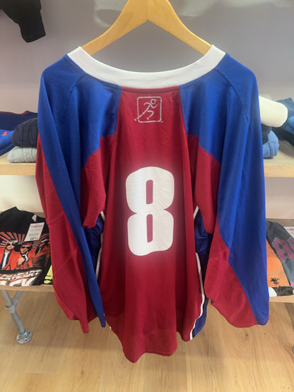 XL - Kamazu Hockey Red Blue Hockey Jersey