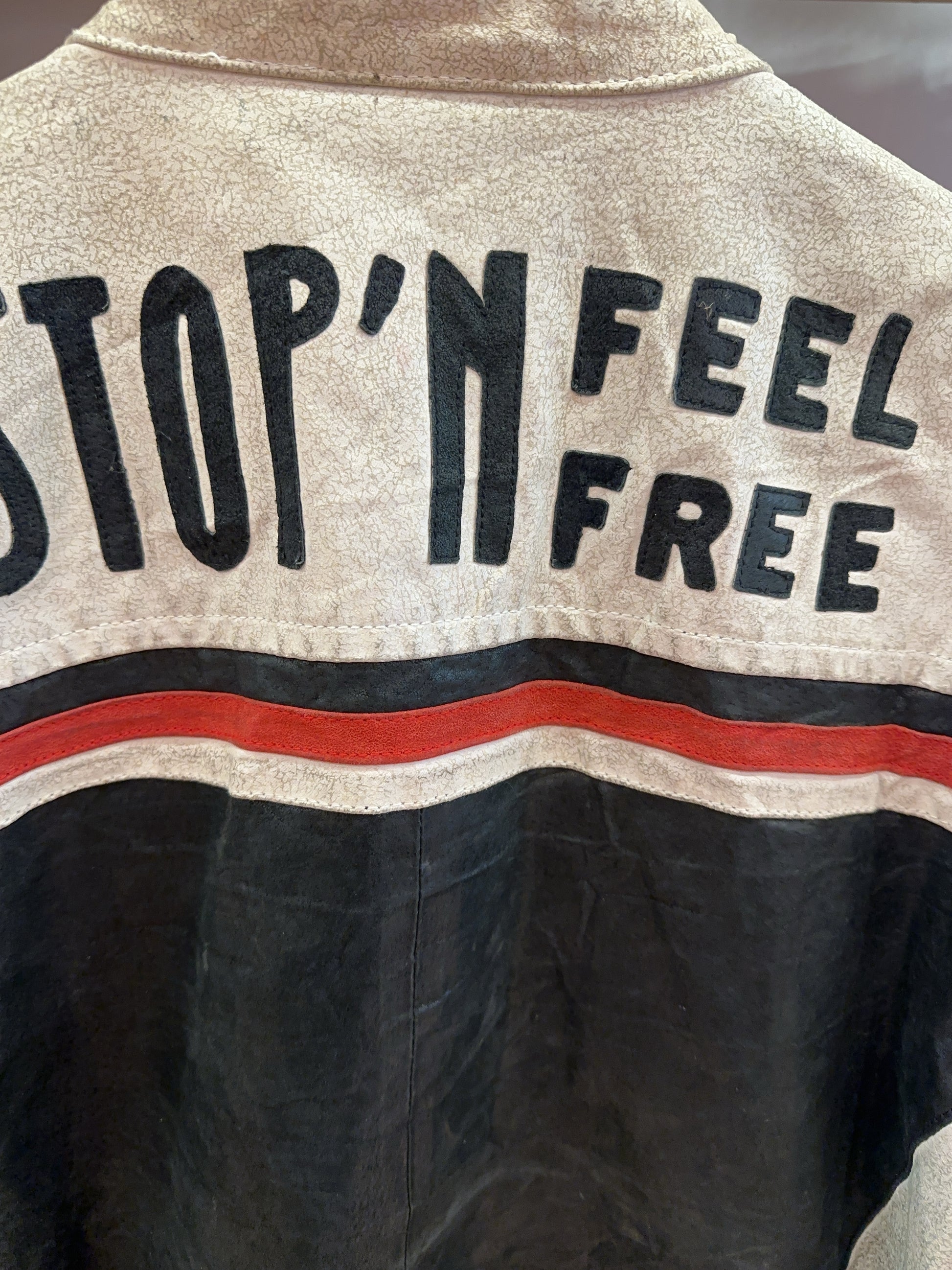 XXL - Vintage 2000's Snapshot Jacket Follow Me I’m Famous Motordream Leather