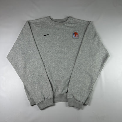 S - vintage 2010's Nike FFBB Gray Basketball Sweatshirt