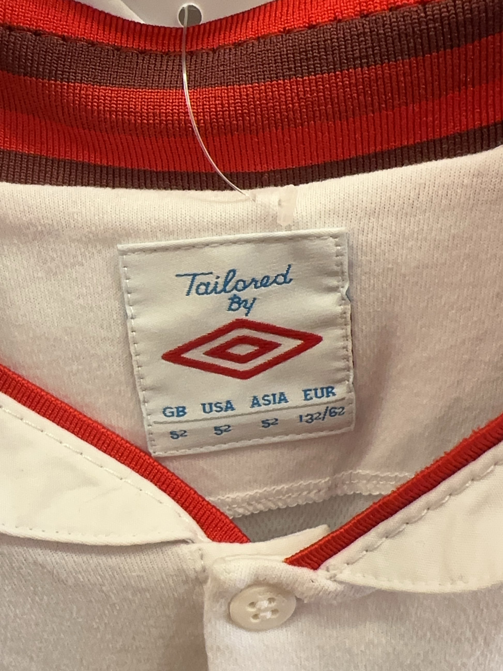 2012-2013 England Umbro Home Football Shirt - XL