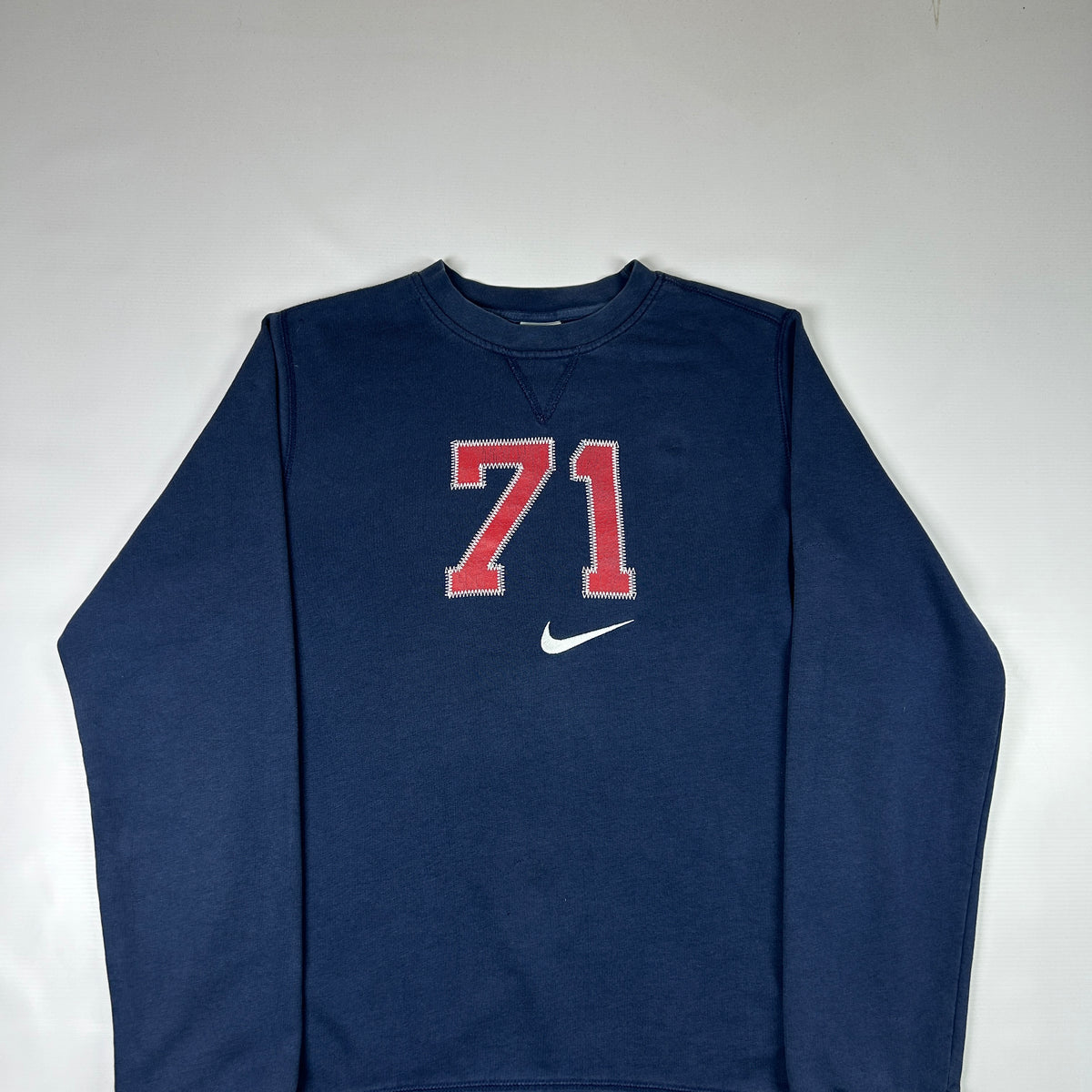 S - 2000's Nike Navy 71 Graphic Sweatshirt