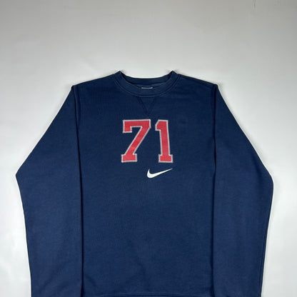 S - 2000's Nike Navy 71 Graphic Sweatshirt