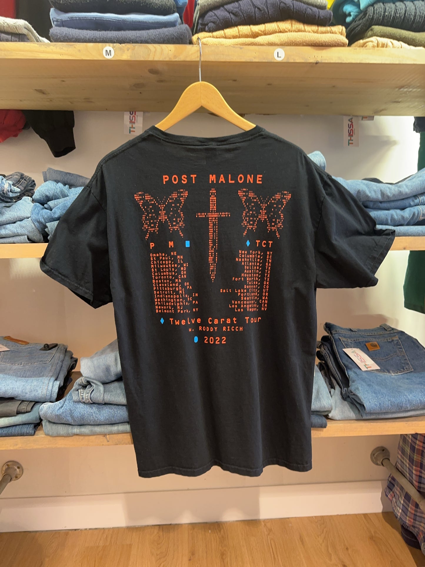 L - Post Malone Band T-shirt