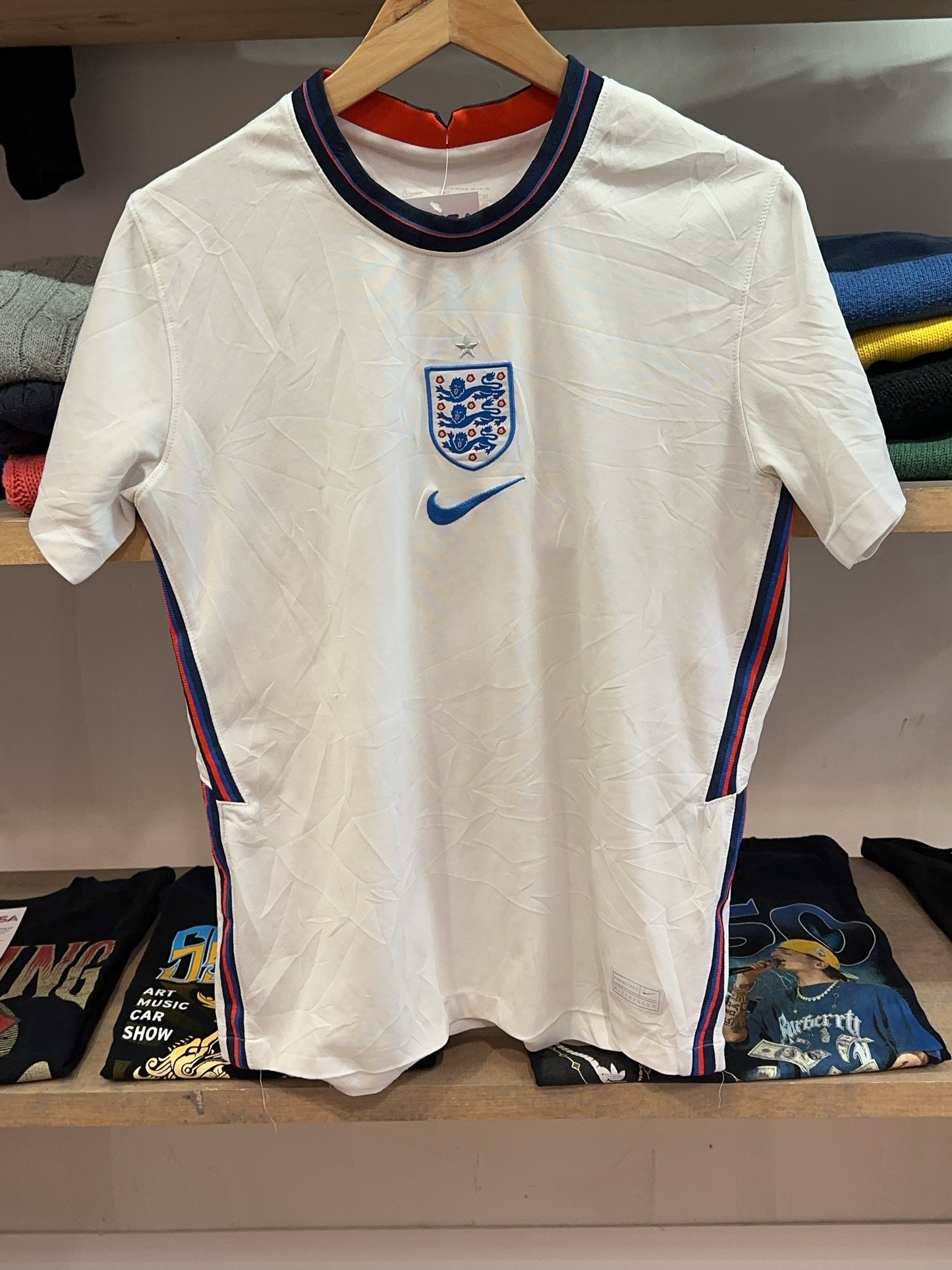 2020-2021 England Nike Home Football Shirt - S