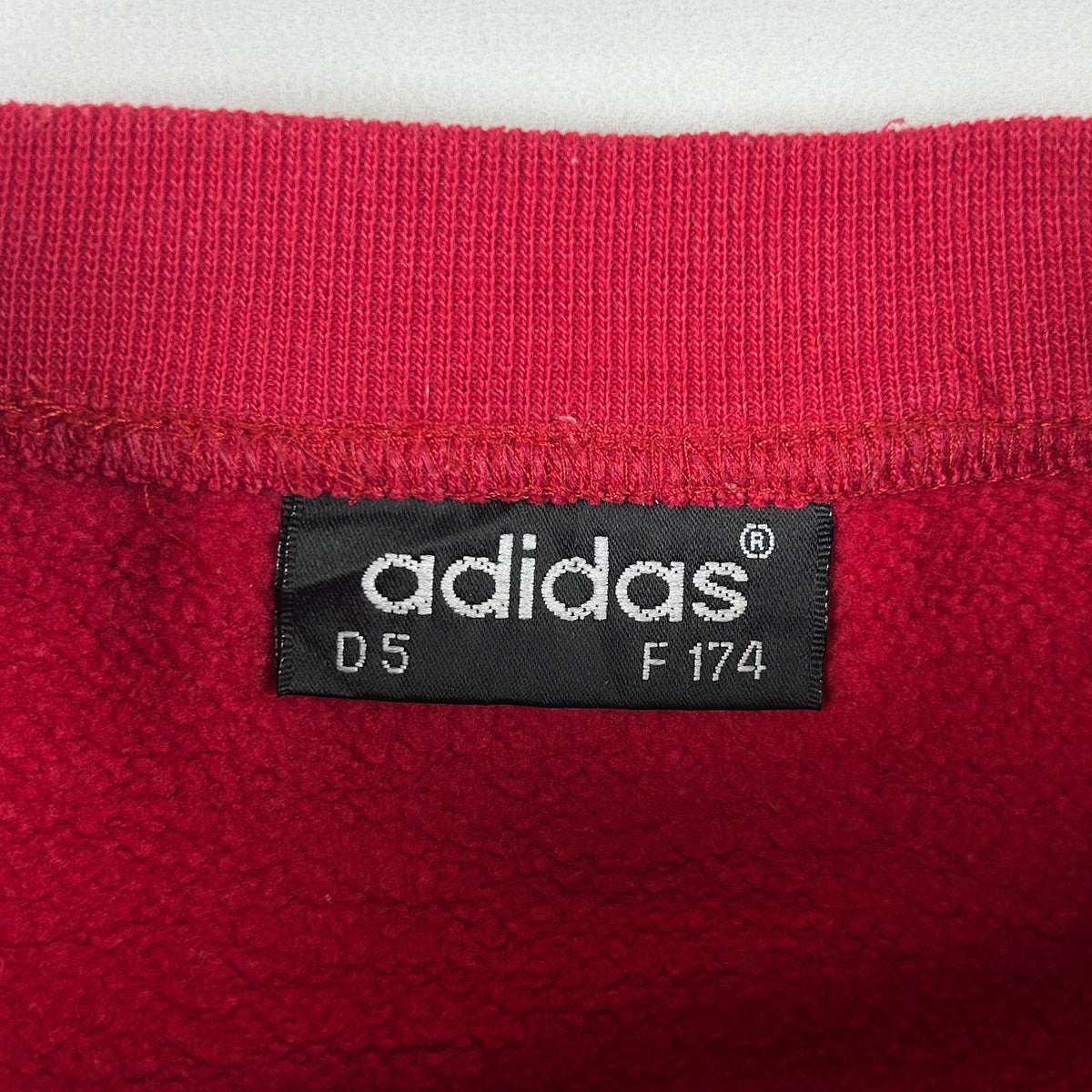 XXL - 1990's Adidas Red Vintage Trefoil Sweatshirt