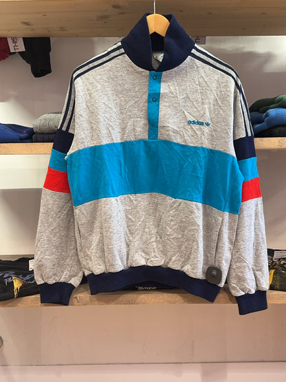 M - Vintage 1980's Adidas Quarterzip