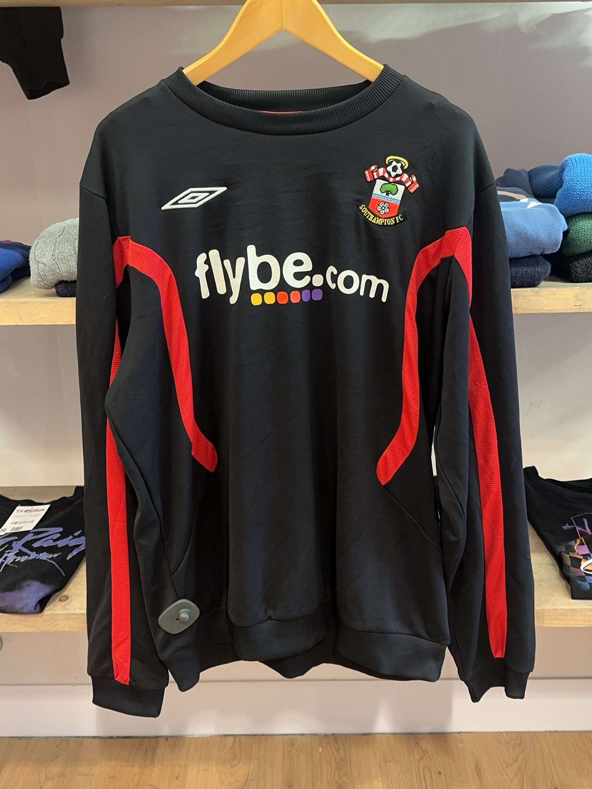 XL - Southampton 2008-2010 training football sweatshirt Umbro