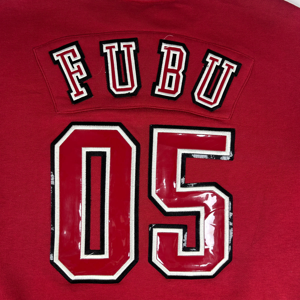 XXL - Vintage 1990's FUBU Los Angeles 05 Red Graphic Sweatshirt