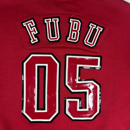 XXL - Vintage 1990's FUBU Los Angeles 05 Red Graphic Sweatshirt