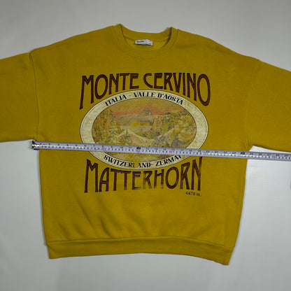 M - Vintage Monte Cervino Graphic Sweatshirt