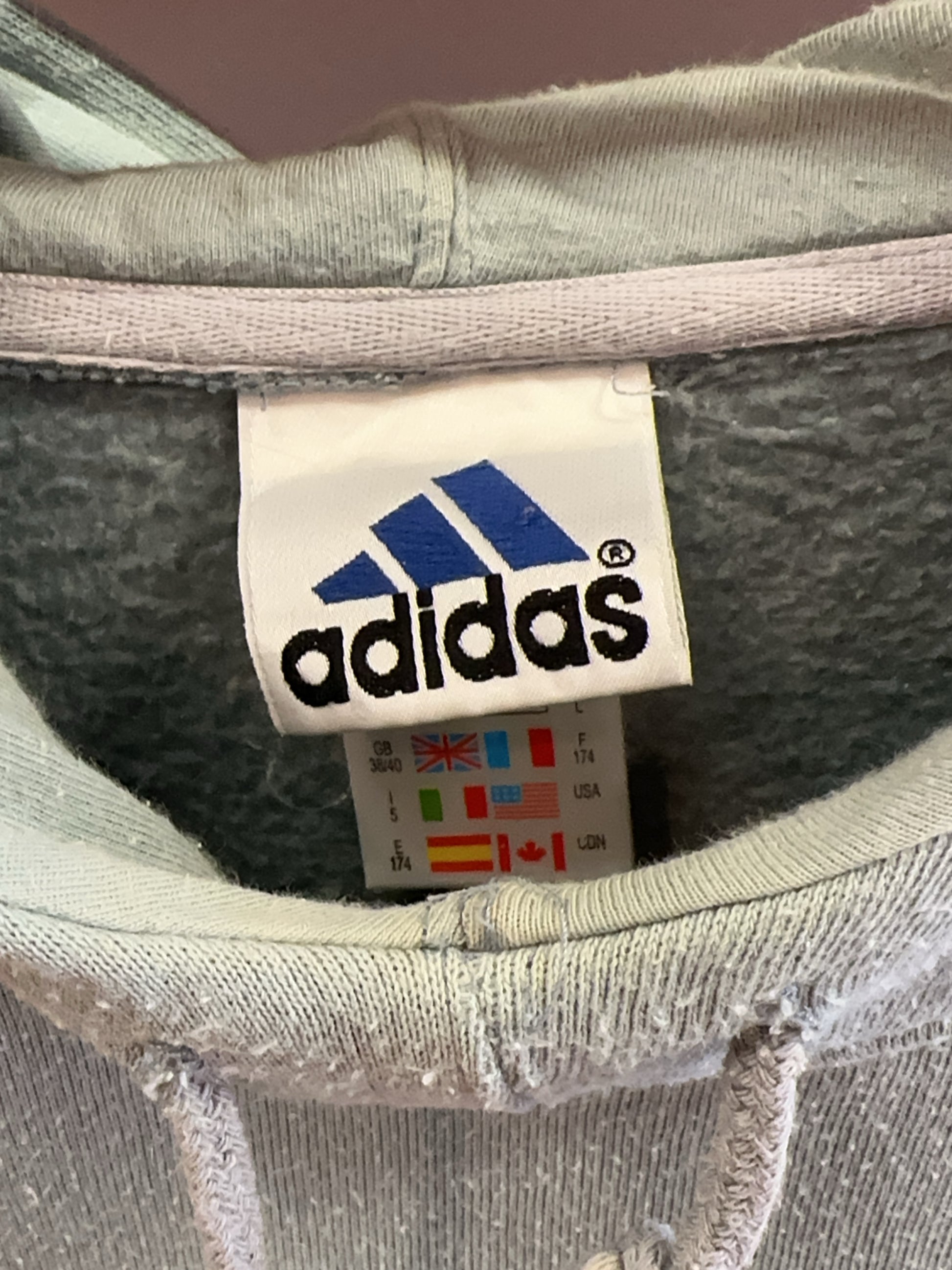 L - Vintage 1990's Adidas Hoodie