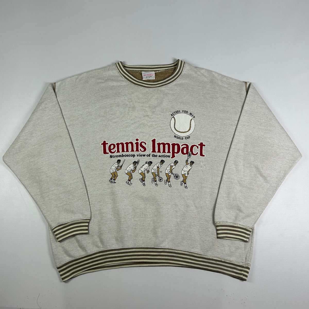 XL - 1980's Actuel Tennis Impact Sweatshirt