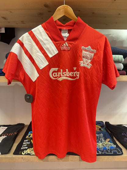 1992-1993 Liverpool FC Adidas Home Football Shirt - S
