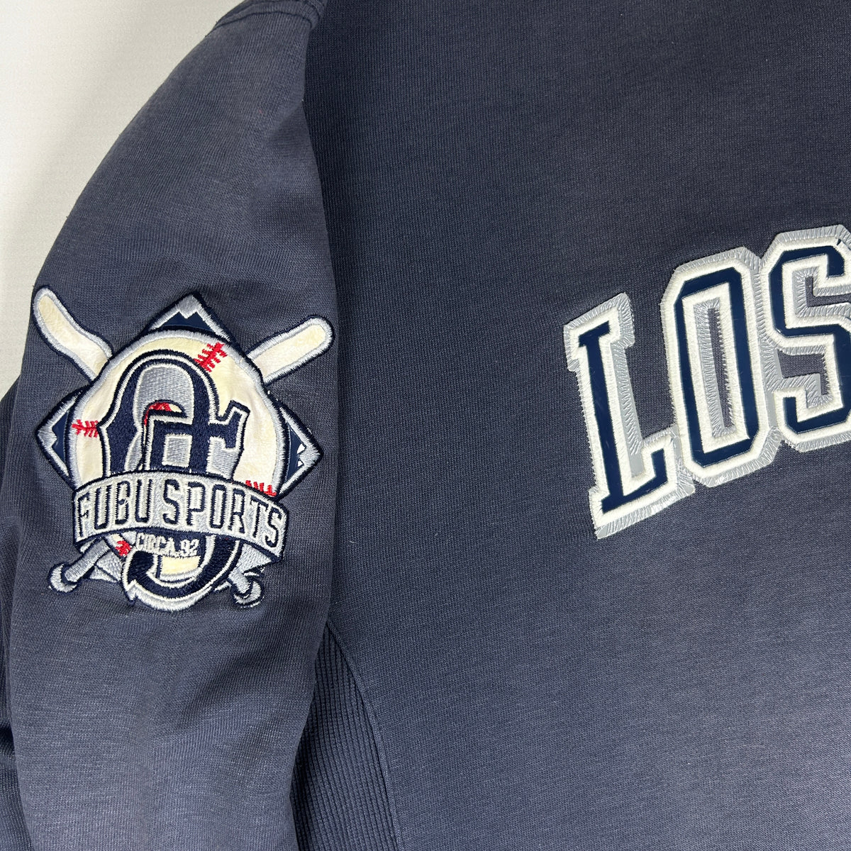 M - Vintage 2000's FUBU Los Angeles 05 Navy Crewneck Sweatshirt