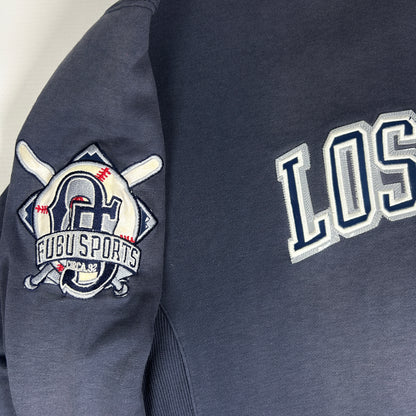 M - Vintage 2000's FUBU Los Angeles 05 Navy Crewneck Sweatshirt