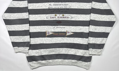 XL - Crazy Cotton East Harbour Striped Sweatshirt