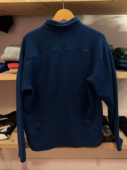 Patagonia Blue Quarter-Zip Fleece Pullover - M
