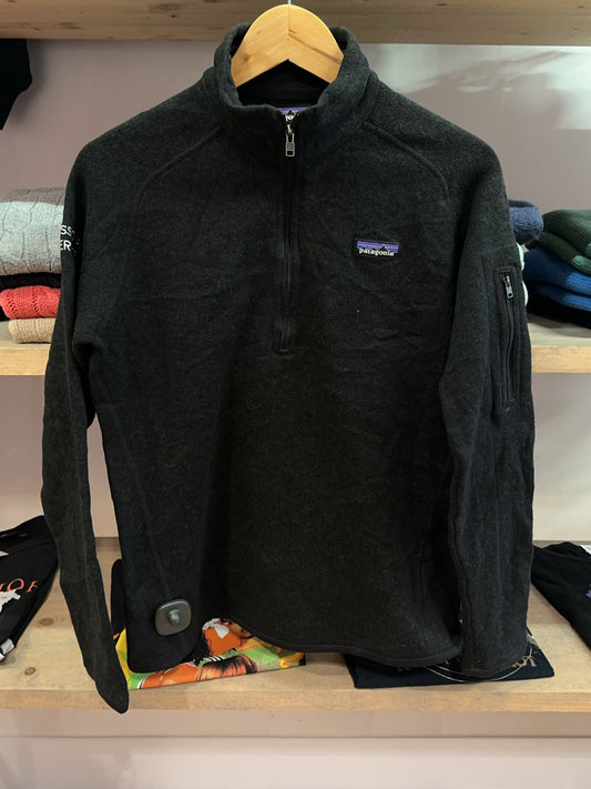 Patagonia HubSpot Professional Services Black 1/4-Zip Fleece - M