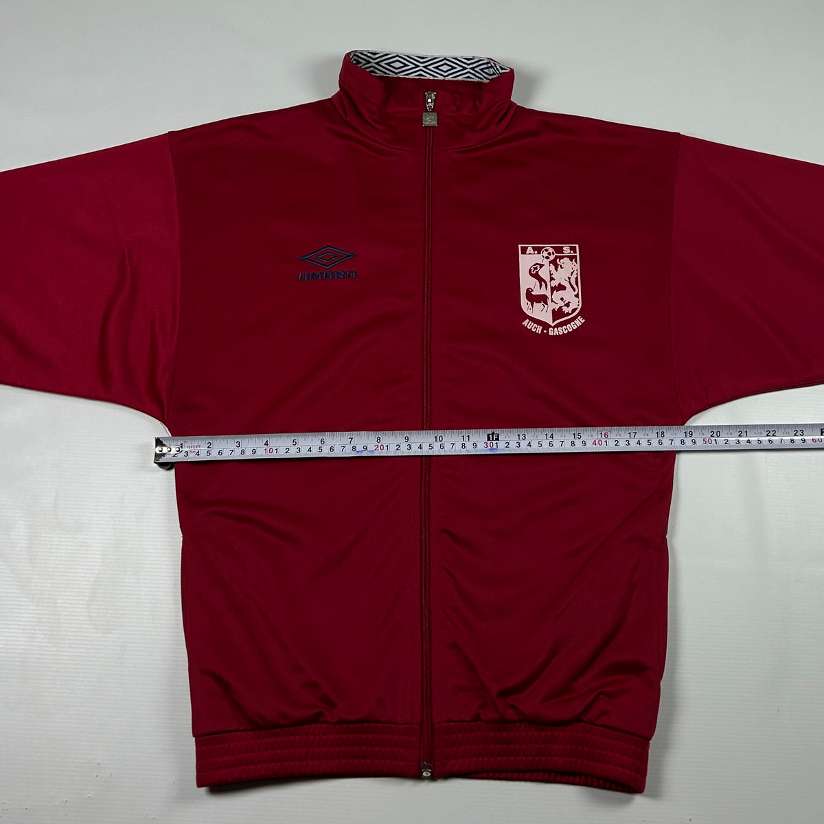 L - Umbro 1990's Auch-Gascogne Zip-Up Mammott Track Jacket