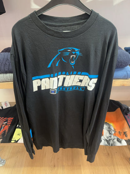 M - 2000's Carolina Panthers NFL Long Sleeve T-Shirt
