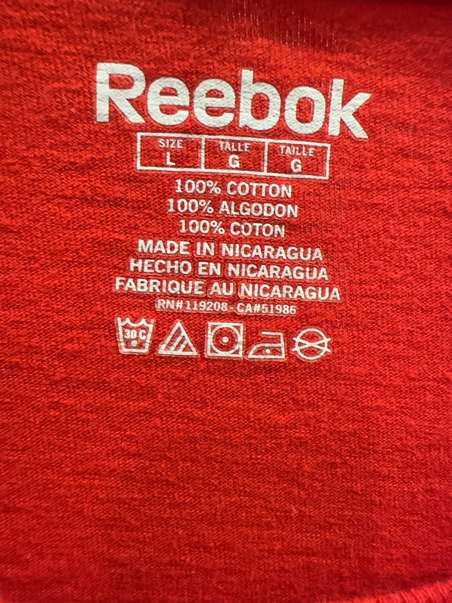 Reebok Chicago Blackhawks 2015 Stanley Cup Playoffs Red T-Shirt