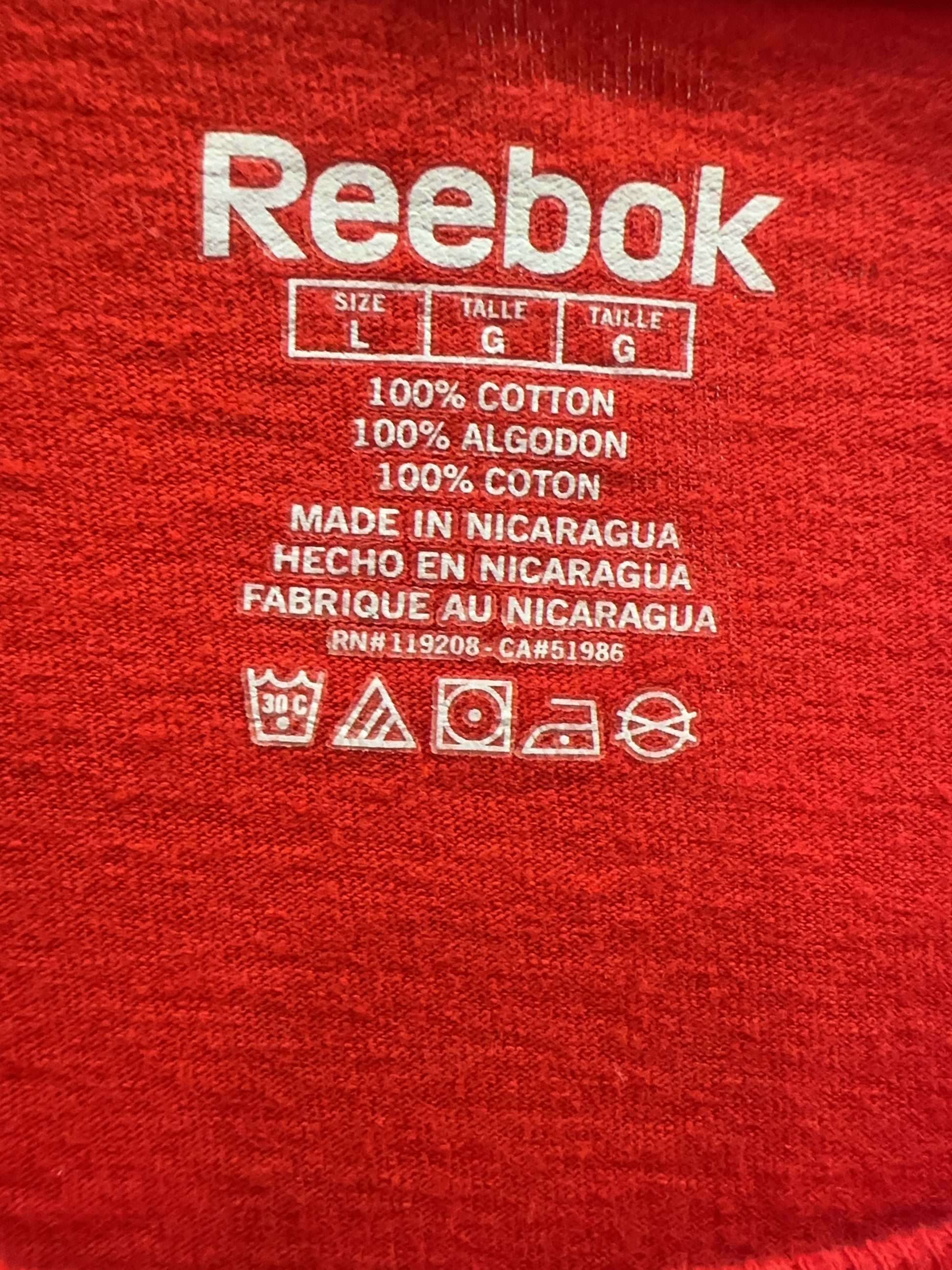 Reebok Chicago Blackhawks 2015 Stanley Cup Playoffs Red T-Shirt